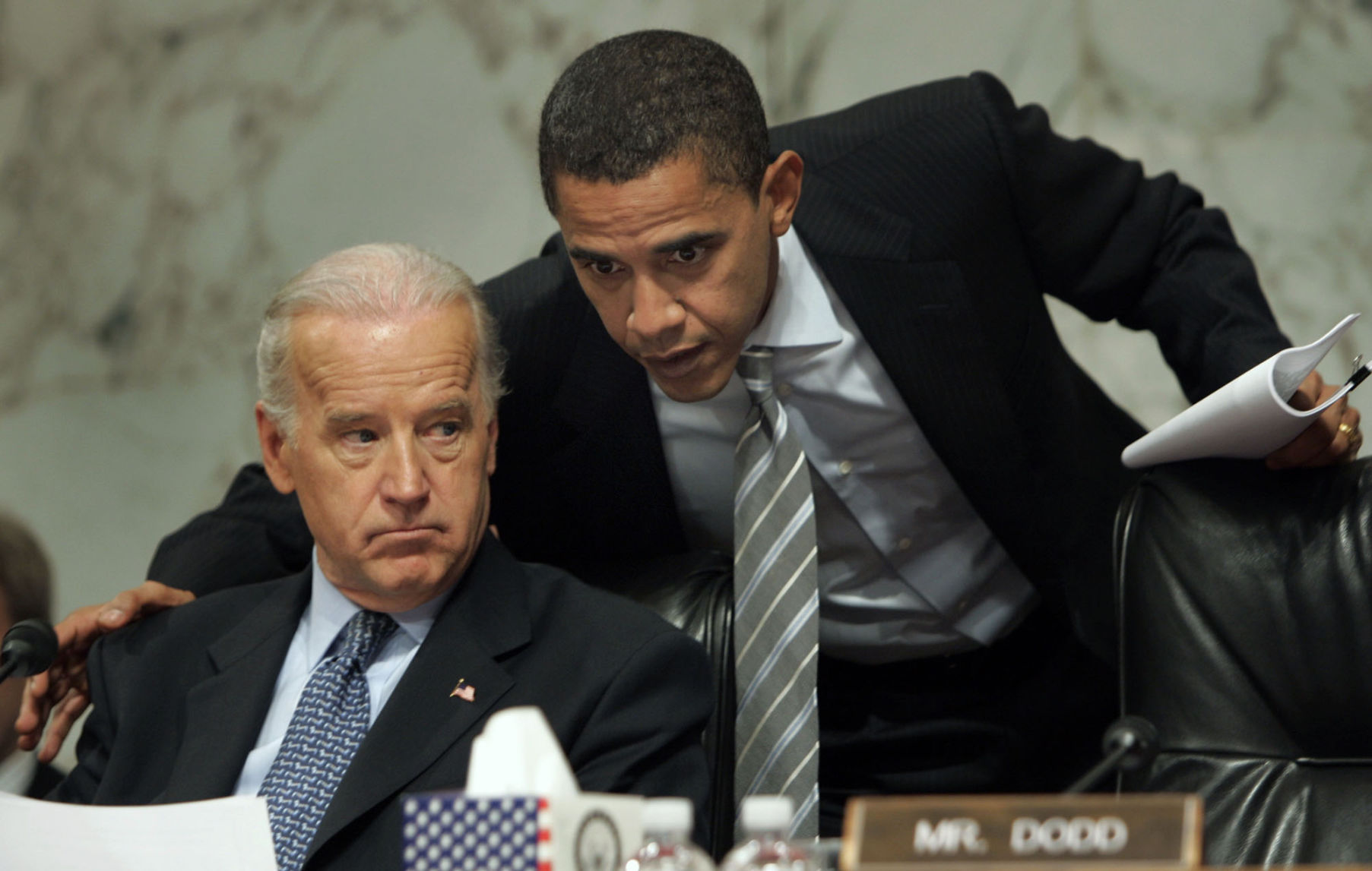 Joseph Biden and Barack Obama, 2007